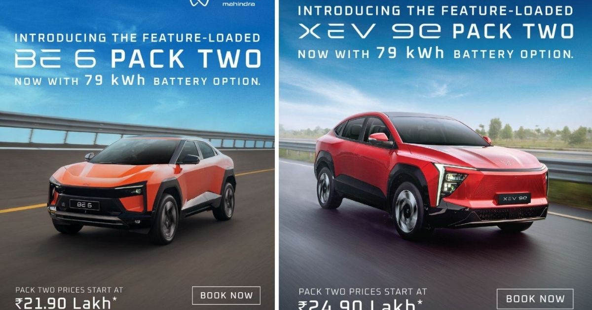 Mahindra Unveils XEV 9e BE 6 Pack Two – Price Starts at ₹21.90 Lakh!